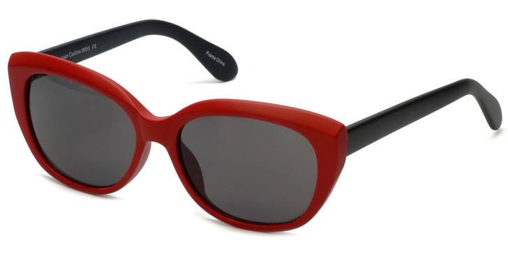 Joan Collins JC9955 Designer Sunglasses in Red/Black