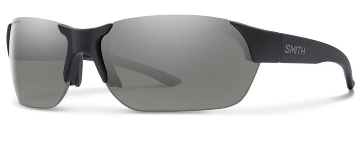 Smith Optics Envoy Sunglasses in Matte Black with ChromaPop Polarized Platinum L