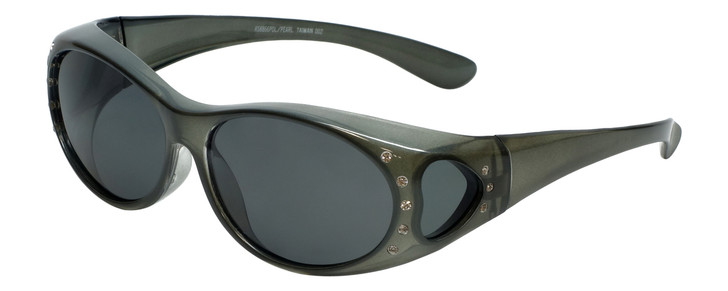Calabria RS8866POL Polarized FitOver Sunglasses with Rhinestone Medium Size