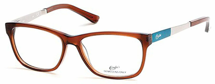 Candies Designer Reading Glasses CA0132-050 Crystal Translucent Brown 54 mm Blue