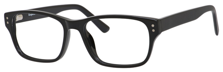 Esquire Designer Eyeglasses EQ1538-BLK in Black 55mm :: Rx Single Vision