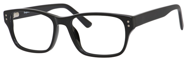 Esquire Designer Eyeglasses EQ1538-BLK in Black 55mm :: Rx Bi-Focal