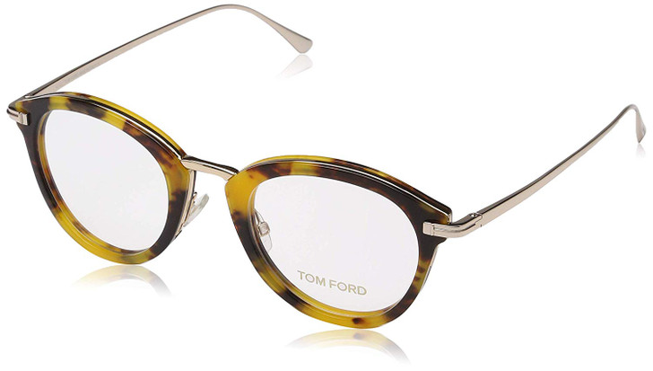 Tom Ford Designer Eyeglasses FT5497-055 in Honey Tortoise 48mm :: Progressive