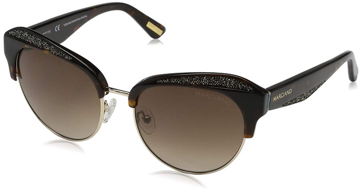 Guess  Designer Sunglasses GM0777-52F in Tortoise with Amber Gradient Lenses