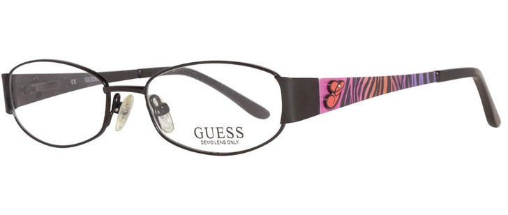 Guess Designer Eyeglasses GU9053-BLK in Black 46mm :: Progressive