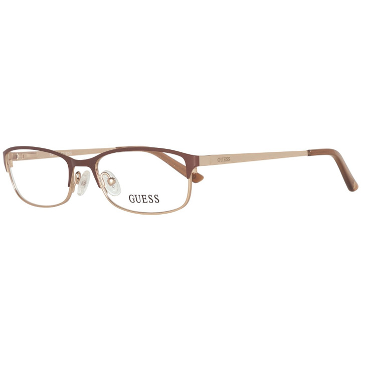 Guess Designer Reading Glasses GU2544-045 in Brown Gold 52mm