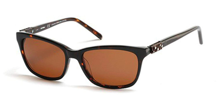Harley-Davidson Official Designer Sunglasses HD0305X-52E in Tortoise with Amber