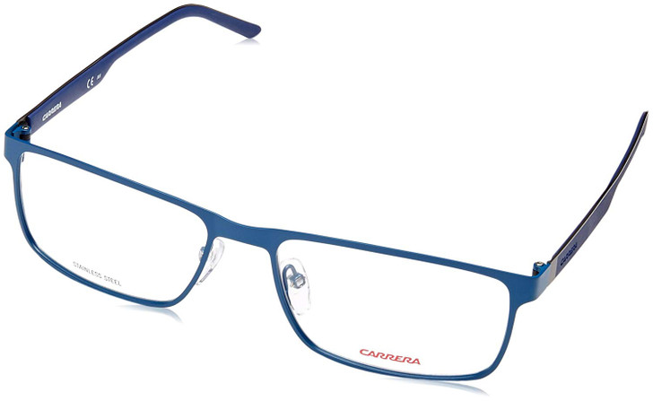 Carrera Designer Eyeglasses CA8815-0PN5 in Matte Blue 55mm :: Rx Bi-Focal