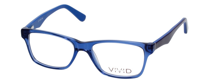 Calabria Viv 820 Designer Eyeglasses in Blue :: Progressive