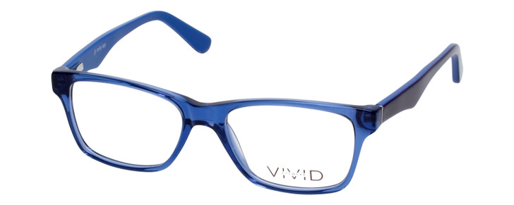 Calabria Viv 820 Designer Eyeglasses in Blue :: Custom Left & Right Lens