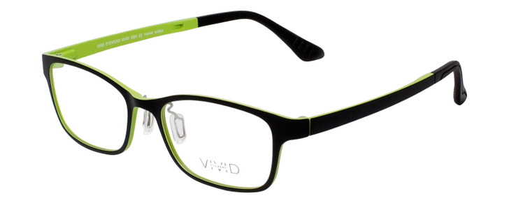 Calabria Vivid 2001 Designer Reading Glasses in Black Green 52 mm CHOOSE POWER