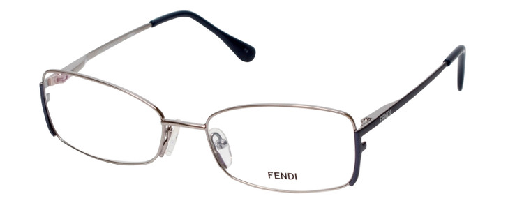 Fendi Designer Eyeglasses F960-030 in Nickel 52mm :: Rx Single Vision