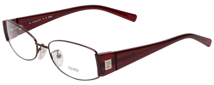 Fendi Designer Eyeglasses F606R-210 in Bordeaux 54mm :: Rx Single Vision
