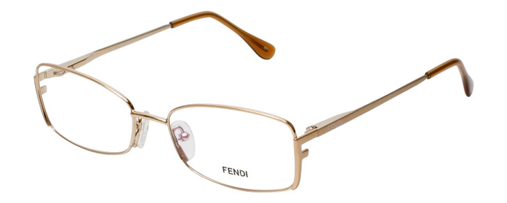 Fendi Designer Eyeglasses F960-714 in Gold 52mm :: Rx Single Vision
