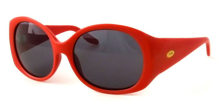 Joan Collins JC9991 Authentic Designer Sunglasses in Lipstick Red & Grey 54 mm