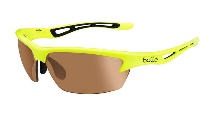 Bollé Golf Sunglasses: Bolt in Neon Yellow with Modulator V3 Golf