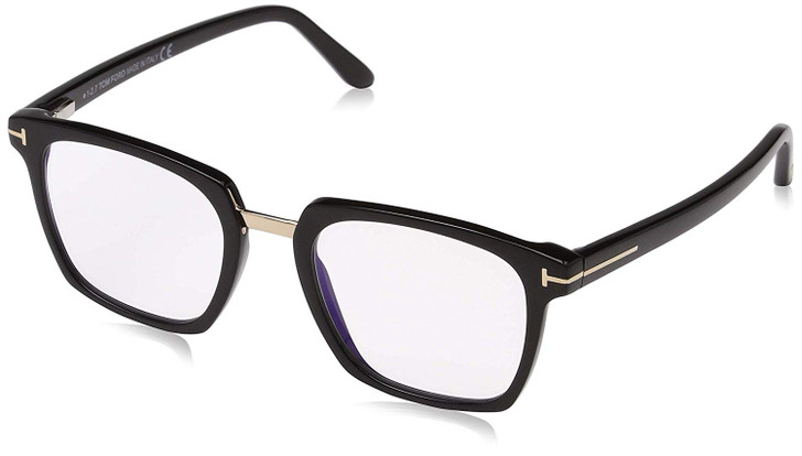 Tom Ford Designer Eyeglasses TF5523-001 in Black 50mm :: Rx Single Vision