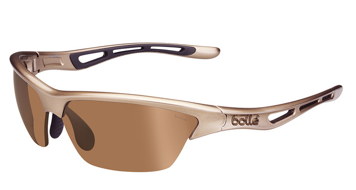 Bollé Golf Sunglasses: Tempest in Sandy White Beige with Modulator
