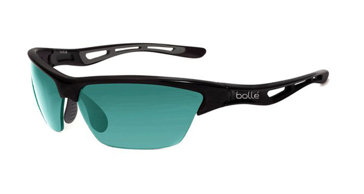 Bollé Tennis Sunglasses: Tempest in Shiny Black with CompetiVision Gun