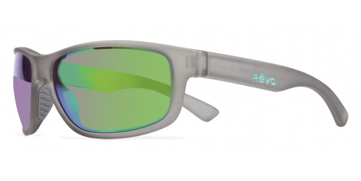 REVO Designer Sunglasses Baseliner in Crystal & Green Mirror