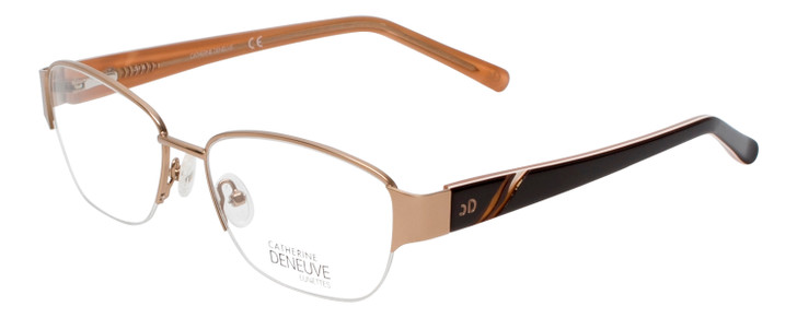 Catherine Deneuve Prescription Eyeglasses Gold CD0406 54 mm Rx Single Vision