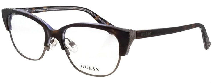 Guess Designer Reading Glasses GU2590-056 in Tortoise/Gunmetal 52mm Progressive