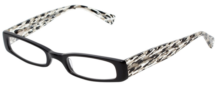 EyeBobs Think Eye Designer Reading Eye Glasses in Black/White/Clear 50mm