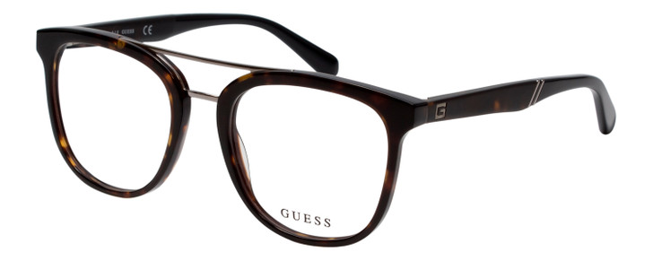 Guess Designer Eye Glasses in Dark Havana Tortoise/Black GU1953-052-51mm Progressive