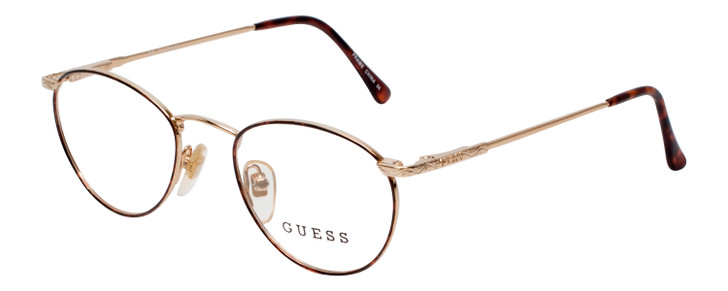 Guess Rx Single Vision Eyeglasses GU346 DA/YG 49mm in Demi Havana Tortoise/Gold