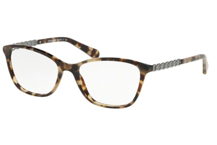 Coach  Designer Eyeglasses HC6121 in Grey Green Tortoise- 55 mm Bi-Focal