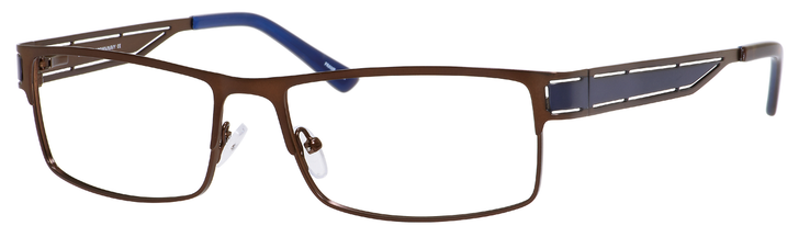 Dale Earnhardt, Jr Eyeglasses 6798 in Brown Frames/Navy 60 mm Bi-Focal