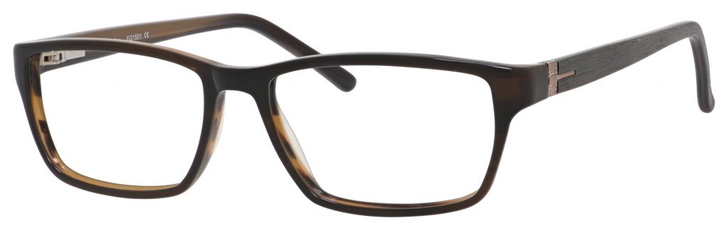 Esquire Designer Eyeglasses EQ1501 in Brown/Black-55mm Blue Light Filter + A/R L