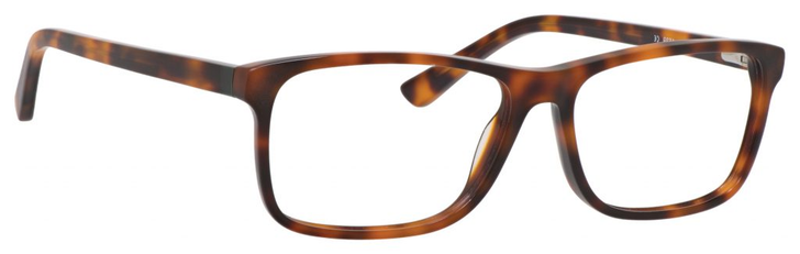 Esquire EQ1539 Rectangular Frame Eyeglasses in Tortoise Havana Brown 55mm Progressive