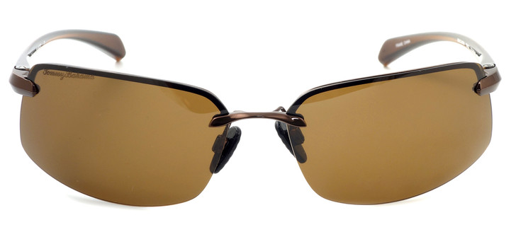 Tommy Bahama TB6032 Designer Polarized Sunglasses in Brown with Brown Lenses