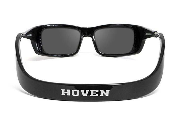 Hoven Eyewear Meal Ticket in Black & Fire Chrome Mirror Polarized