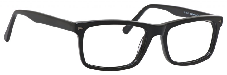 Esquire Designer Mens EQ1548 Reading Eyeglasses in Shiny Black 55 mm  RX SV