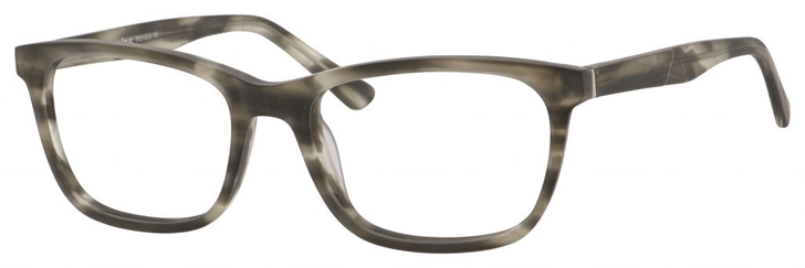 Esquire Mens EQ1558 Oval Frame Reading Eyeglasses in Matte Grey 54mm Custom Lens