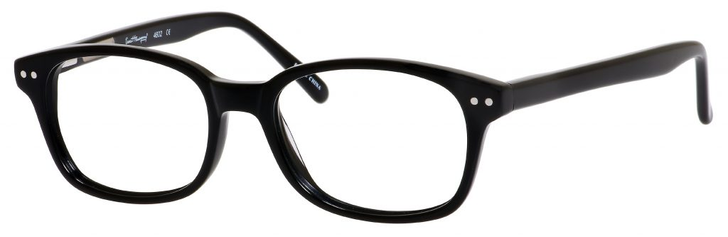 Ernest Hemingway H4602 Unisex Oval Frame Eyeglasses in Black 50 mm Bi-Focal