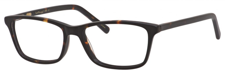 Ernest Hemingway H4683 Unisex Rectangular Eyeglasses in Matte Tortoise 52 mm  Custom Lens