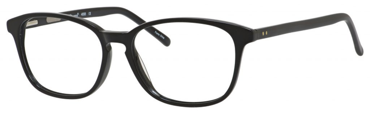 Ernest Hemingway H4698 Unisex Oval Eyeglasses in Shiny Black 52 mm