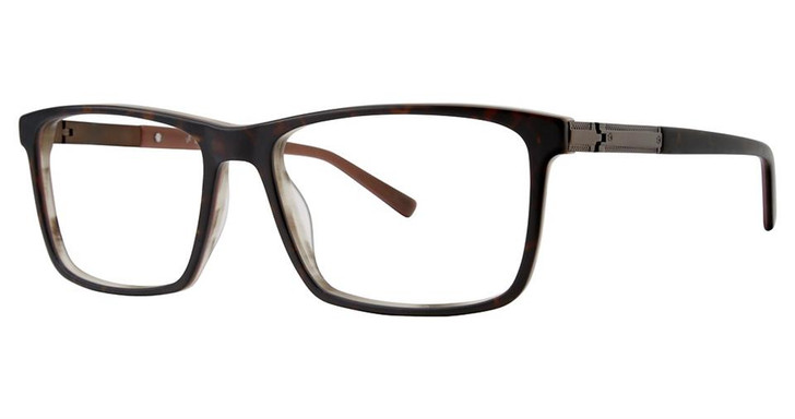 Big and Tall 19 Designer Prescription Eye Glasses in Matte Tortoise 58 mm :: Rx Single Vision