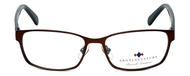 Argyleculture Designer Blue Light Blocking Reading Glasses Django in Brown 55mm