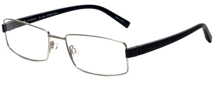 Charmant Designer Blue Light Block Reading Glasses CH10741 Silver 54mm 20 Powers