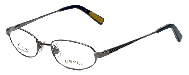 Orvis Designer Blue Light Block Reading Glasses Compass Gunmetal 49mm 20 Powers
