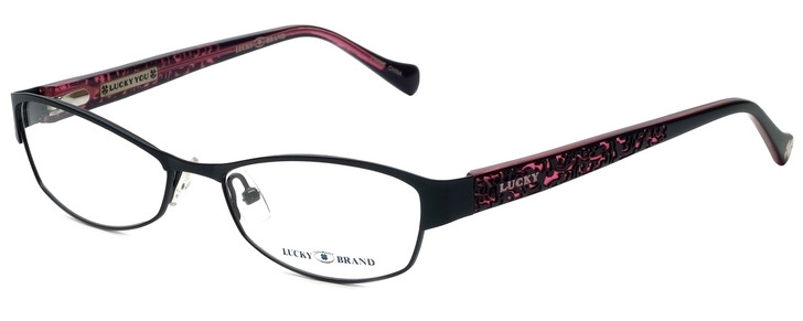 Lucky Brand Designer Blue Light Blocking Reading Glasses Delilah-BLK Black 52mm