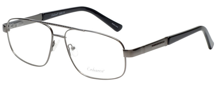 Enhance Optical Designer Blue Light Blocking Reading Glasses 3920 Dark-Gunmetal