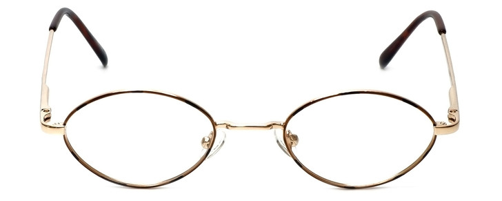 Flex Collection Blue Light Blocking Reading Glasses FL-65 Gold-Demi-Brown 44mm N