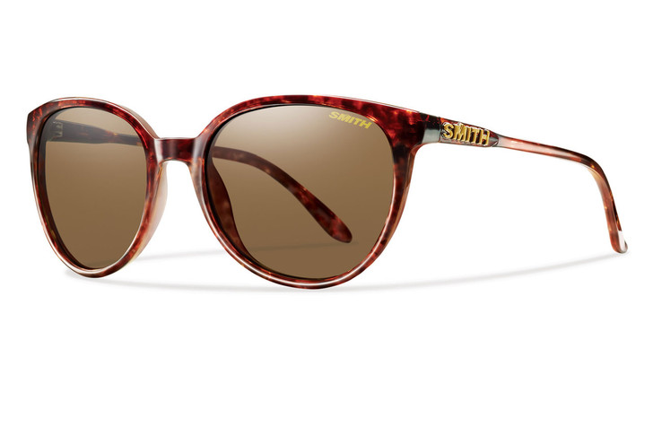 Smith Optics Cheetah Designer Sunglasses in Vintage Havana with Brown Lens
