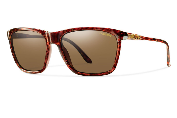 Smith Optics Delano Designer Sunglasses in Vintage Havana with Brown Lens