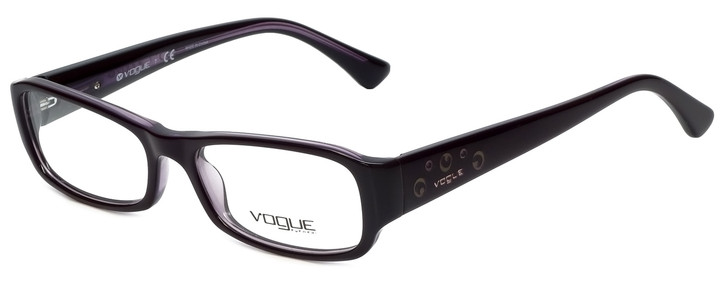 Vogue Designer Blue Light Block Reading Glasses VO2758-1887 Purple Crystal 50mm